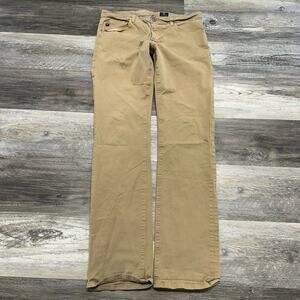 Adriano Goldschmied Brown Mens 34x32 The Matchbox Slim Straight‎ Cut Pants Jeans